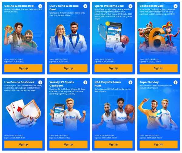 30bet bonus